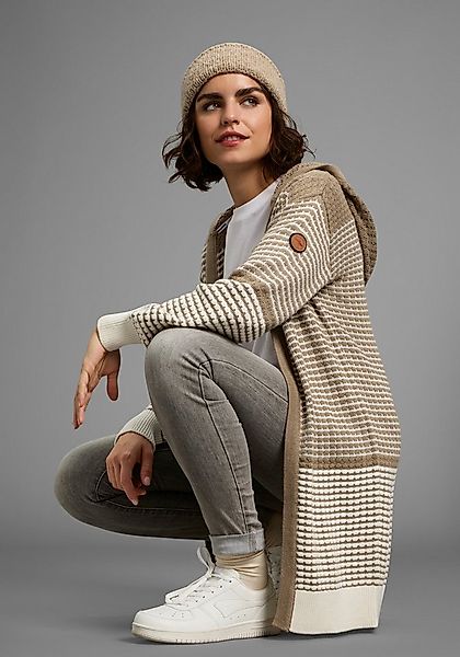 KangaROOS Kapuzenstrickjacke mit angesagtem Strickmuster günstig online kaufen