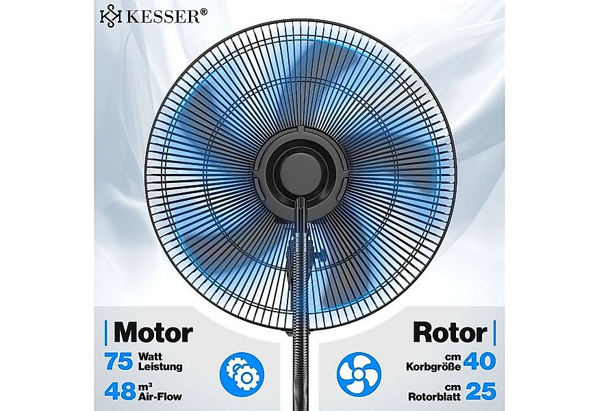 KESSER Standventilator, Stand-Ventilator Frosty mit Wasser Ultraschall-Sprü günstig online kaufen