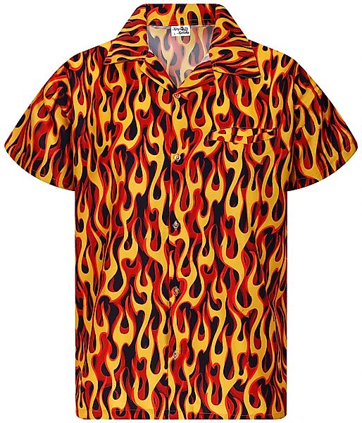 King Kameha Hawaiihemd Flames Allover Funky günstig online kaufen