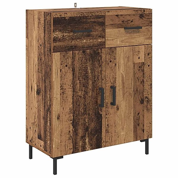 vidaXL Highboard Wandmontiert Altholz 69,5 x 34 x 180 cm Holzwerkstoff 3415 günstig online kaufen