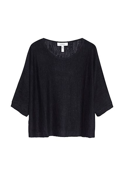 comma Poncho Indoor-Poncho High-Summer Poncho-Pullover aus Leinen-Mix günstig online kaufen