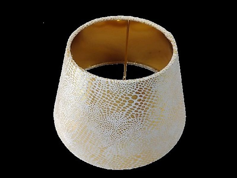 AMBIENTE-LEBENSART.DE Lampenschirm Designer-Lampenschirm-Samt- Gold-Dust ru günstig online kaufen