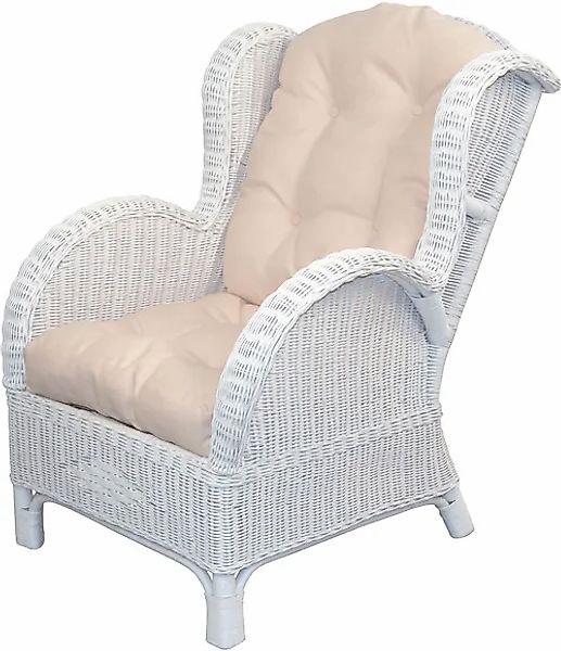 HOFMANN LIVING AND MORE Ohrensessel, (1 St.), Handgeflochten günstig online kaufen