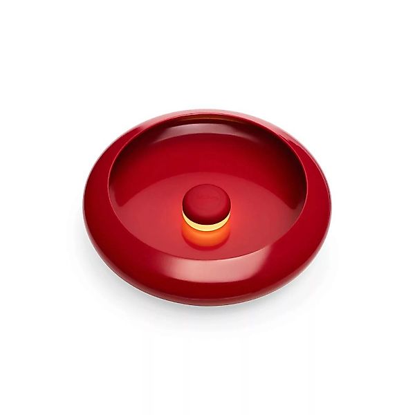 Kabellose, wiederaufladbare Außenlampe Oloha Medium metall rot Metall rot / günstig online kaufen