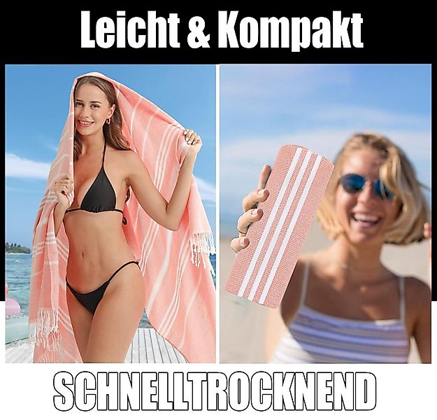 Coonoor Strandtuch Bohemian Strandtuch, leichtes Strandtuch, großes Badetuc günstig online kaufen