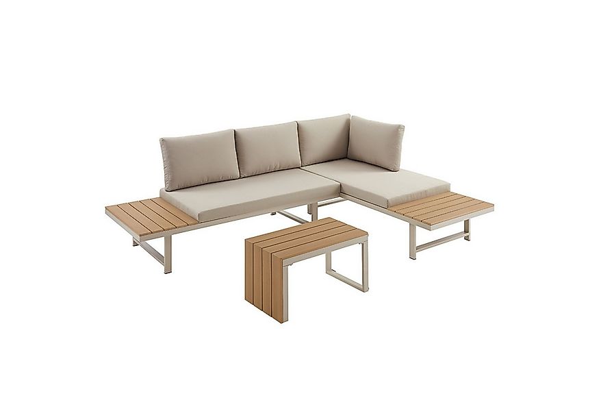 riess-ambiente Sitzgruppe IBIZA MODULAR LOUNGE 250cm champagner greige / na günstig online kaufen
