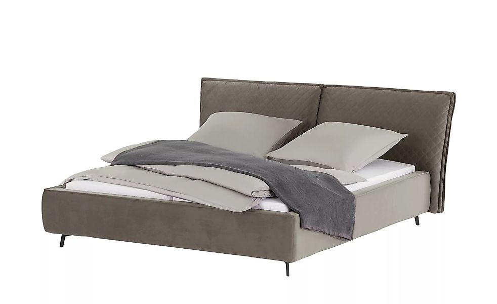 pop Polsterbettgestell  Sunset - grau - 243 cm - 105 cm - Betten > Doppelbe günstig online kaufen