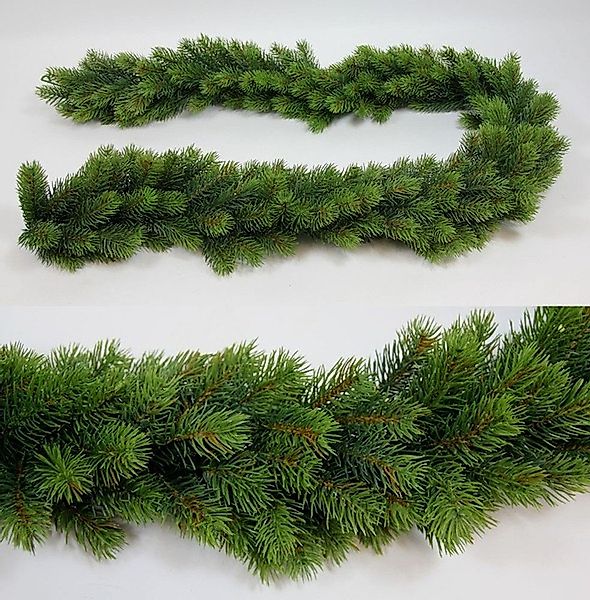 Kunstgirlande Künstliche Tannengirlande rund 170cm Double günstig online kaufen