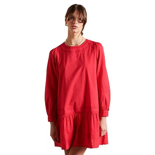 Superdry Lace Kurzes Kleid S Campus Red günstig online kaufen