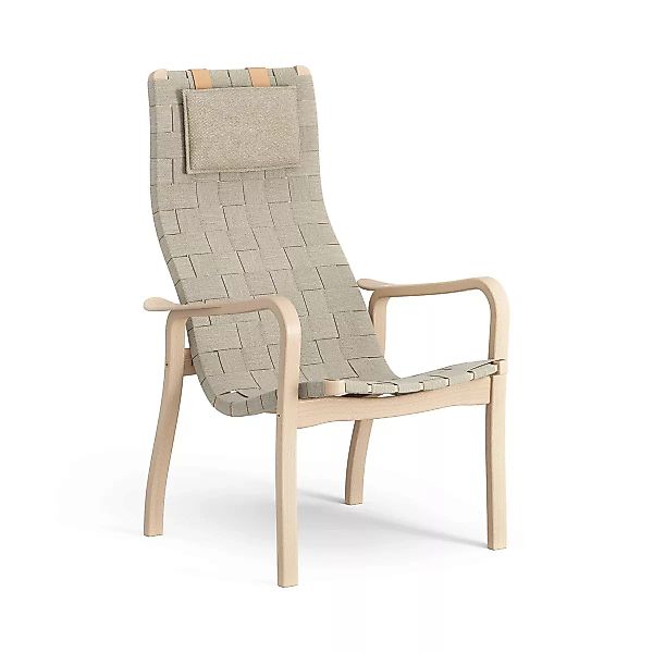 Primo Sessel hoch mit Nackenkissen Buche lackiert Natur günstig online kaufen