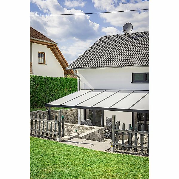 Gutta Terrassendach Prem. Anthrazit Stegpl. PC Stegpl. Weiß 7.120 mm x 5.06 günstig online kaufen