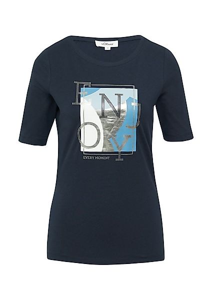 s.Oliver T-Shirt – Kurzarmshirt im Slim günstig online kaufen