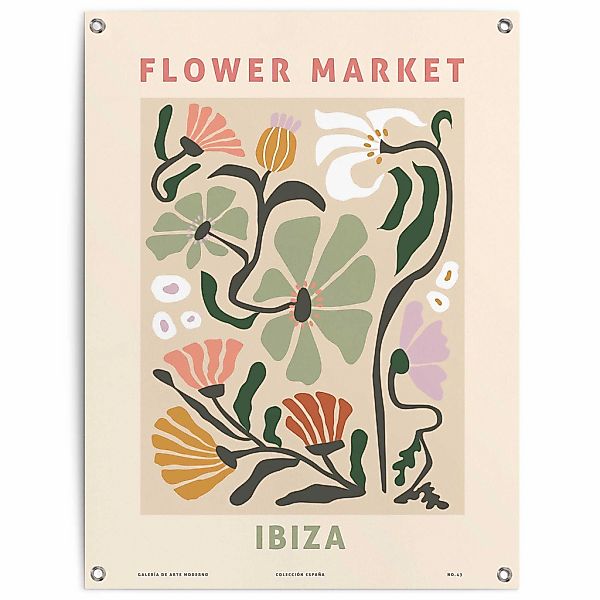 Reinders! Poster »Flower Market«, Outdoor für Garten oder Balkon günstig online kaufen