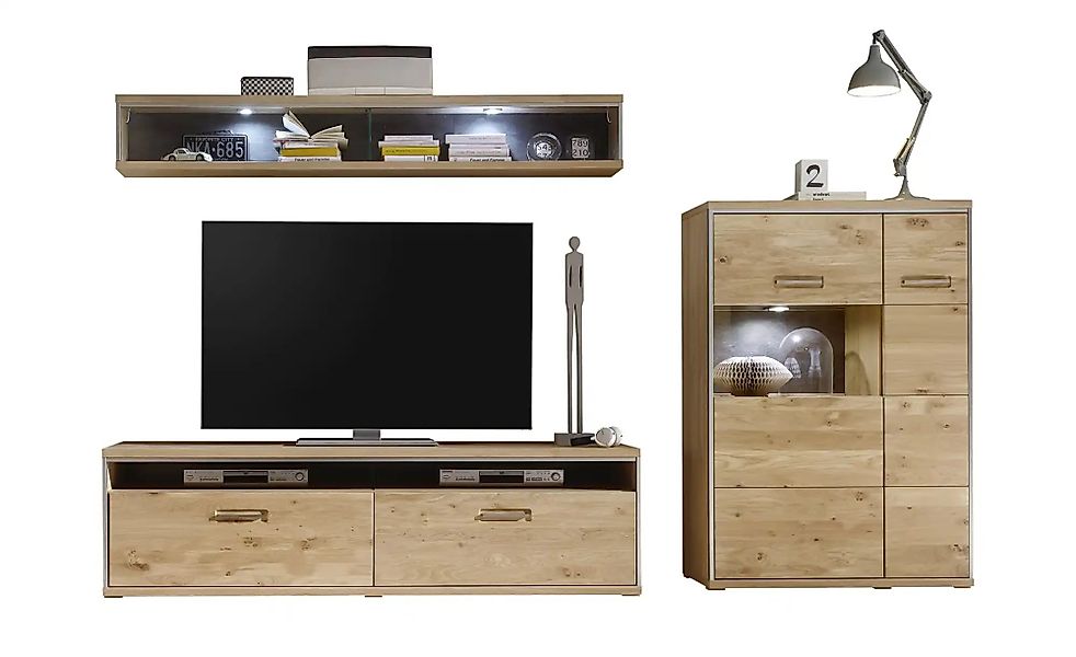 Woodford Wohnwand  Felino ¦ holzfarben ¦ Maße (cm): B: 278 H: 176 T: 52.0 K günstig online kaufen