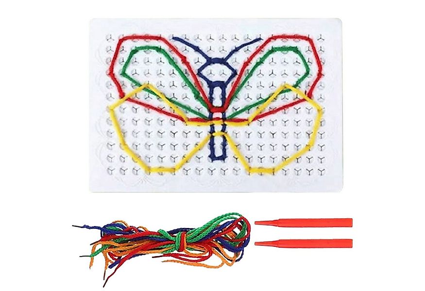 Vellora Lernspielzeug Zauberhaftes Einfädelbrett für Kinder, Montessori-Spi günstig online kaufen