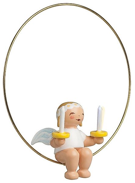 Wendt & Kühn Dekofigur Wendt & Kühn Christbaumengel im Ring, mit zwei Kerze günstig online kaufen
