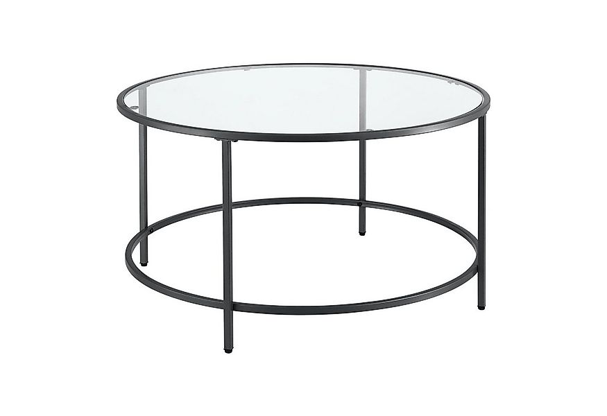 en.casa Couchtisch, »Kouvola« Wohnzimmertisch Sofatisch 84x45,5cm Glastisch günstig online kaufen