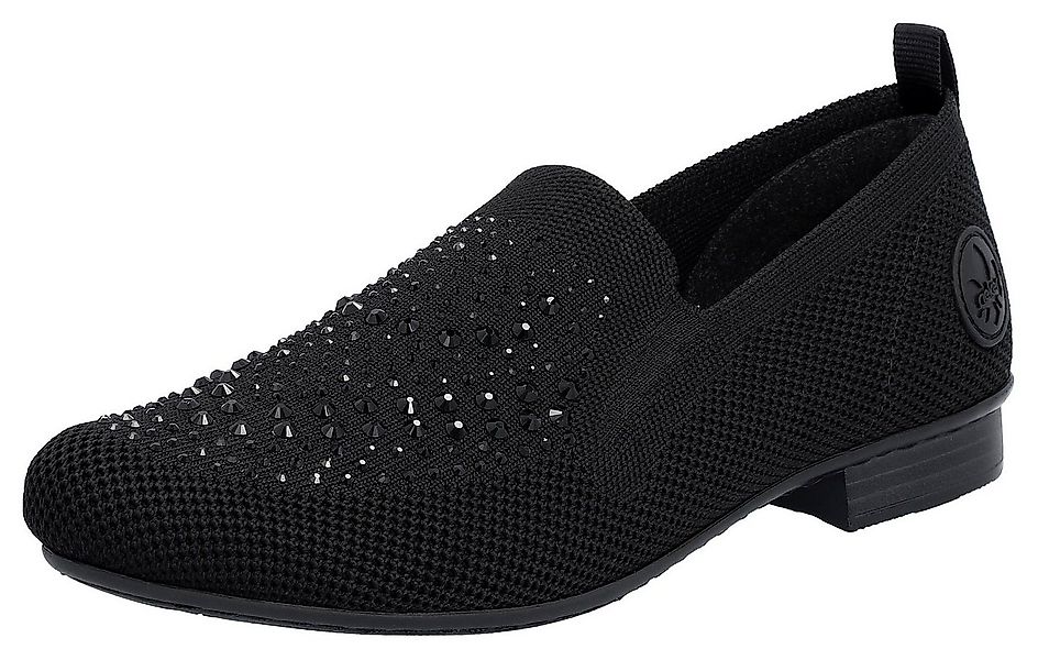 Rieker Slipper Loafer, Business Schuh mit Strass-Steinchen verziert günstig online kaufen