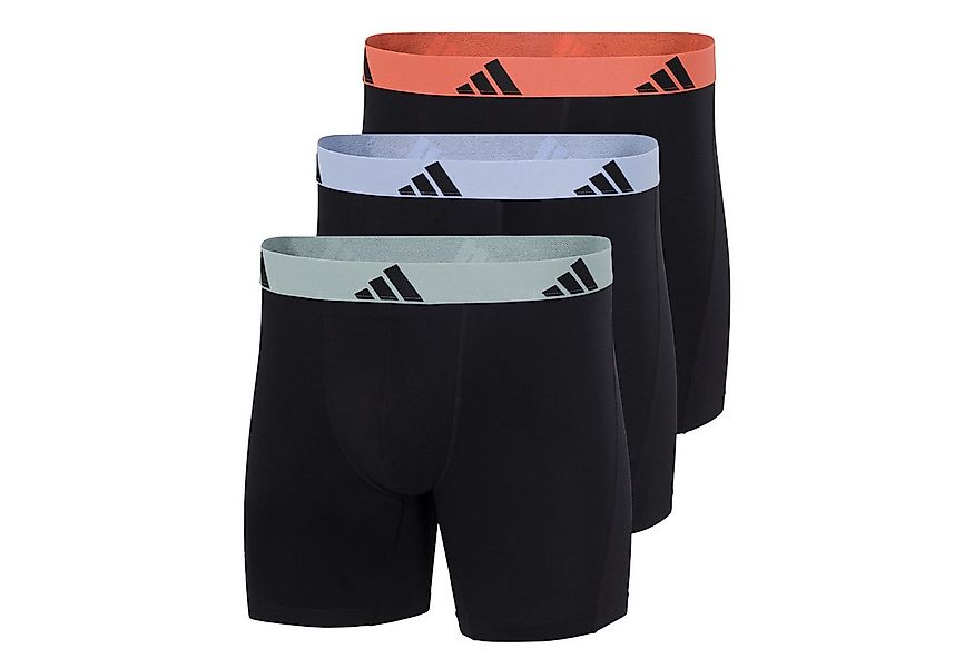 adidas Sportswear Boxer Active Flex Cotton (3er Pack) elastisch, Logo-Bund, günstig online kaufen