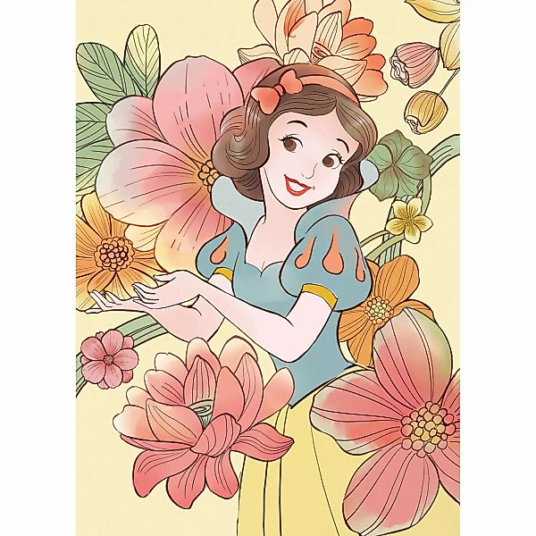 Komar Wandbild Snow White Flowers 50 x 70 cm günstig online kaufen