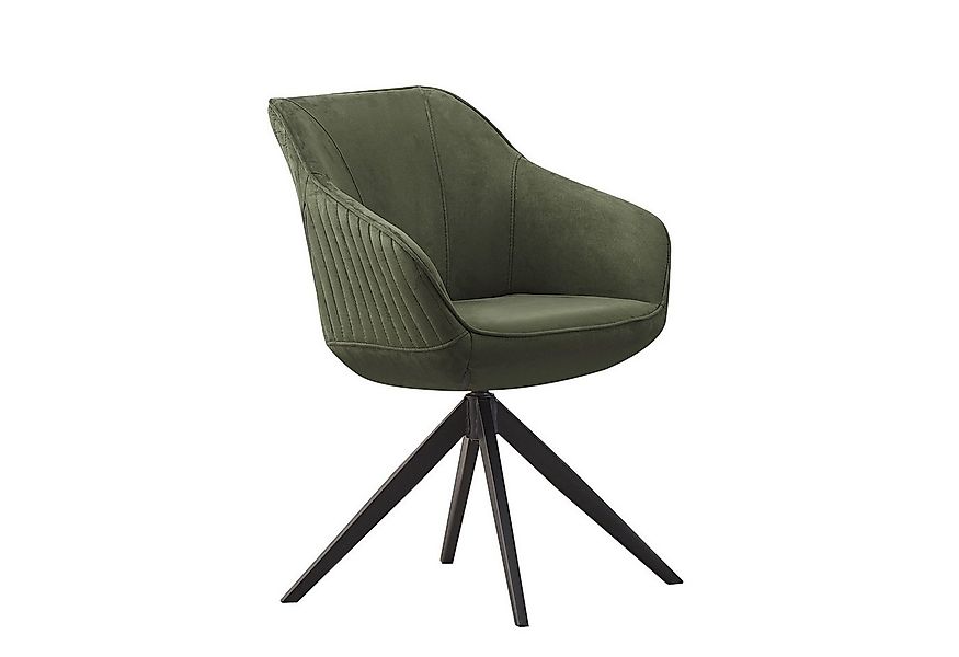 B&D home Polsterstuhl ARVIT (1 St), drehbar, gepolstert, mit Armlehnen günstig online kaufen