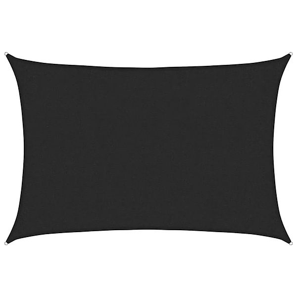 vidaXL Sonnensegel 160 g/m² Schwarz 2x3 m HDPE 311722 günstig online kaufen