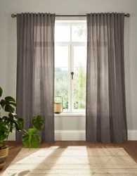 andas Vorhang "Elby 2" Multifunktionsband 1 Stk. tlg. basic, transparent, m günstig online kaufen