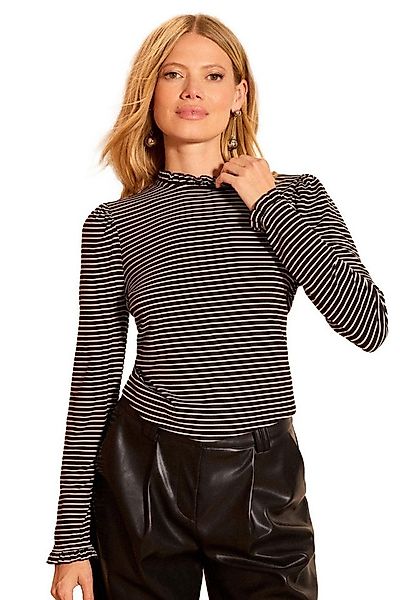 Love & Roses Langarmbluse Love & Roses Jersey-Oberteil mit Rüschen, Petite günstig online kaufen