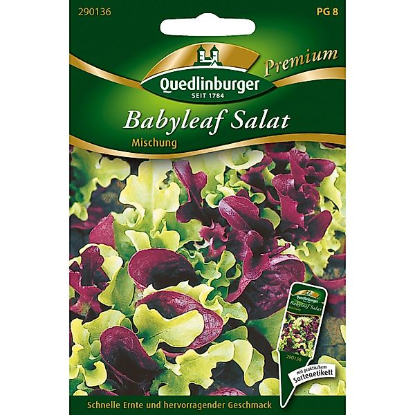 Quedlinburger Pflücksalat-Mischung Babyleaf Loses Saatgut günstig online kaufen