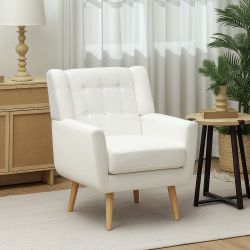 HOMCOM Relaxsessel Sessel Wohnzimmer mit Teddy-Fleece-Optik, günstig online kaufen
