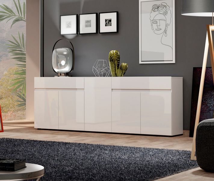 INOSIGN Sideboard "Mister" Kommode, komplett Hochglanz lackiert, (B/H): 225 günstig online kaufen