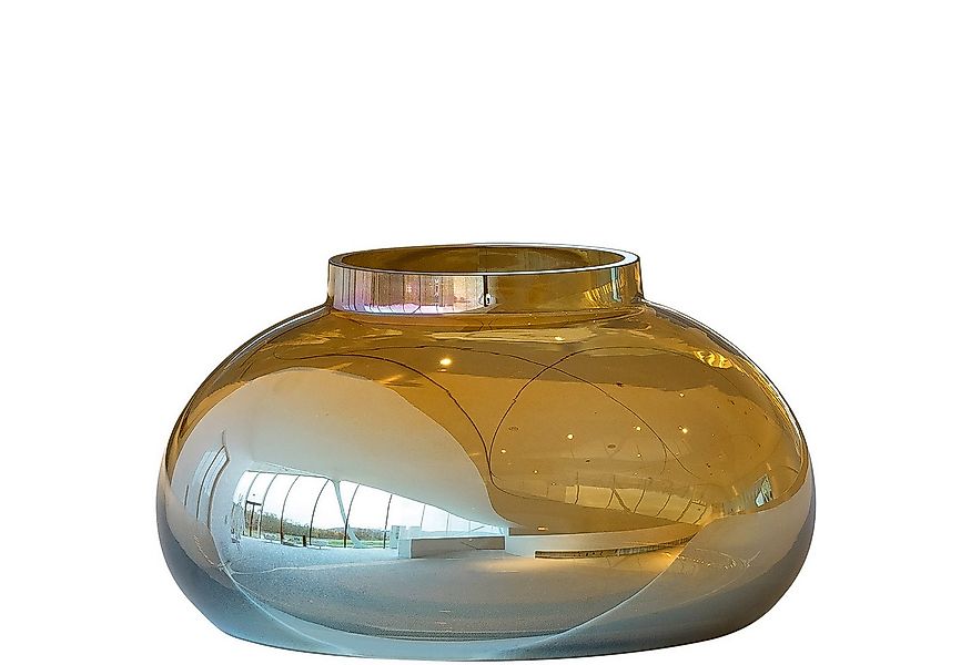 LEONARDO Tischvase Dekovase Poesia, goldfarben (1 St), handgefertigtes Deko günstig online kaufen