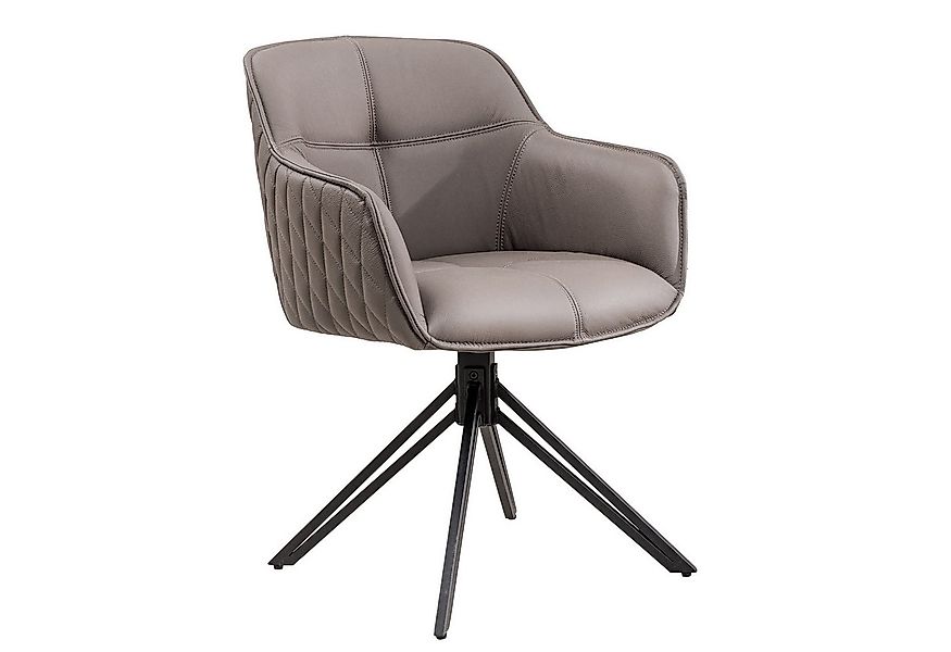 riess-ambiente Polsterstuhl EUPHORIA taupe / schwarz (Einzelartikel, 1 St), günstig online kaufen