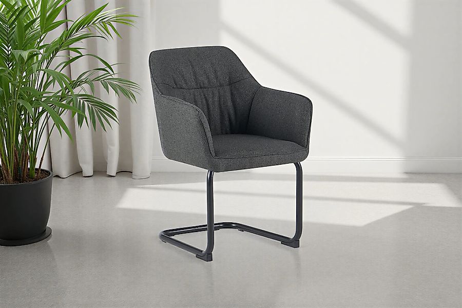 OTTO home Freischwinger "Elba" (Set) 2 Stk.gemütlicher Stuhl / Sessel, 180 günstig online kaufen