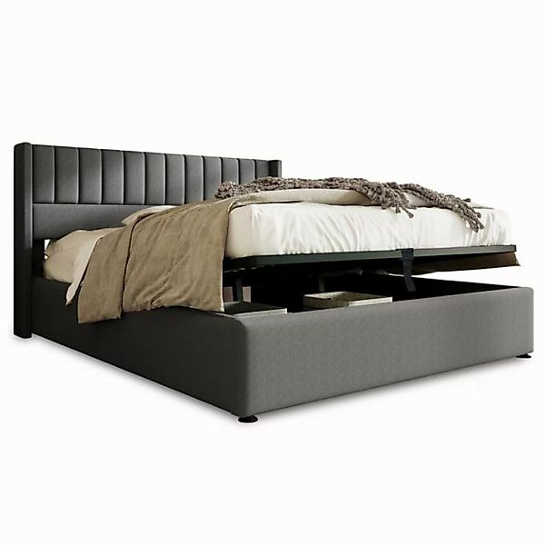 IDEASY Stauraumbett Polsterbett Doppelbett,140*200cm/160*200cm/180*200cm, ( günstig online kaufen