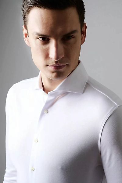 DESOTO Essential Hemd Hai Jersey Weiß - Größe 38 günstig online kaufen