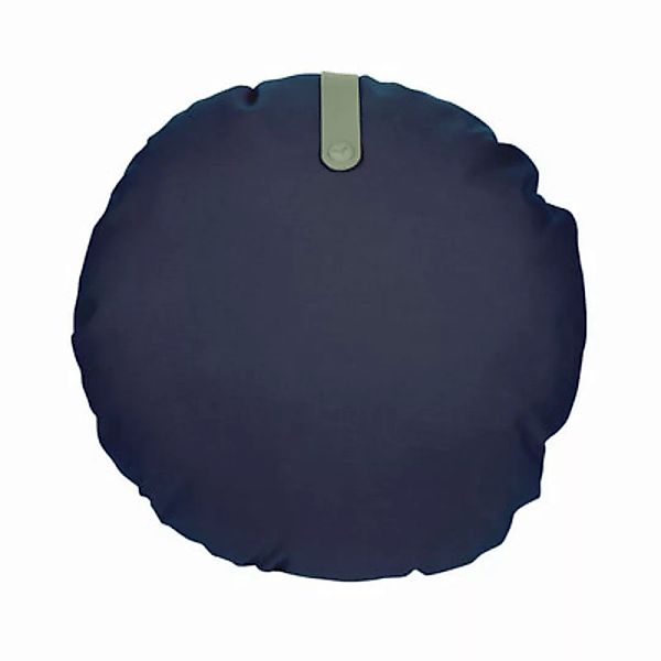 Outdoor-Kissen Color Mix textil blau / Ø 50 cm - Fermob - Blau günstig online kaufen
