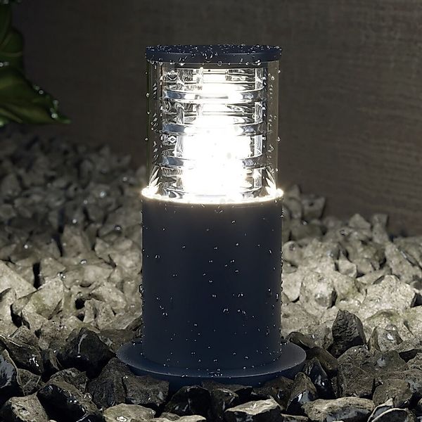 Wegeleuchte Bronx in Grau E27 IP54 günstig online kaufen