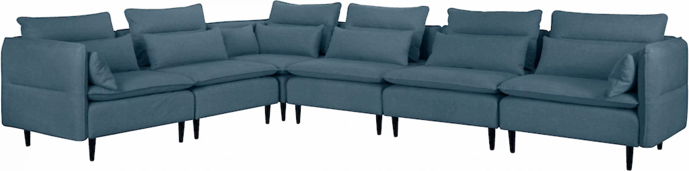 andas Ecksofa »ALVIK L-Form«, zusammengesetzt aus Modulen, erweiterbar mit günstig online kaufen