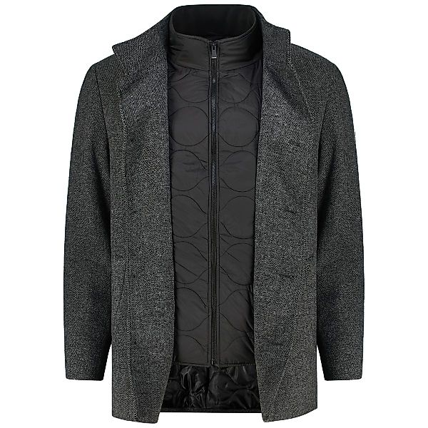 s.Oliver Kurzmantel aus Wollmischung Farbe grau Größe: 4XL günstig online kaufen