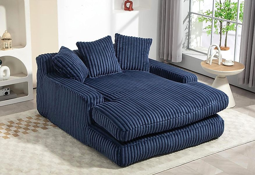 LVHOM Polsterliege 155x125x63cm Schlafsofa mit 3 günstig online kaufen
