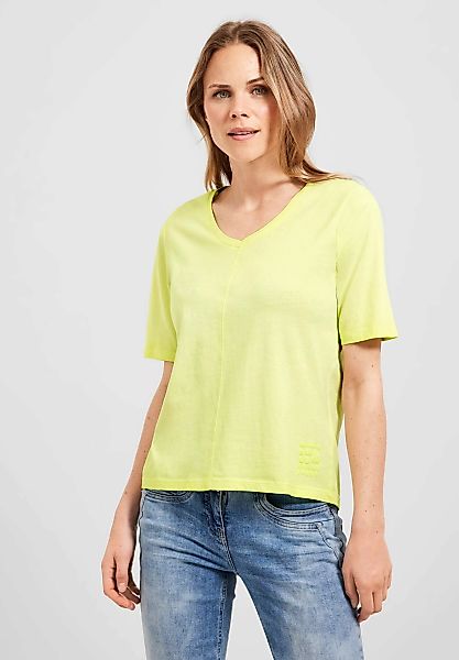 Cecil T-Shirt, in Unifarbe günstig online kaufen