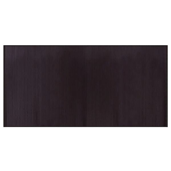 vidaXL Teppich Rechteckig Dunkelbraun 100x200 cm Bambus 376947 günstig online kaufen