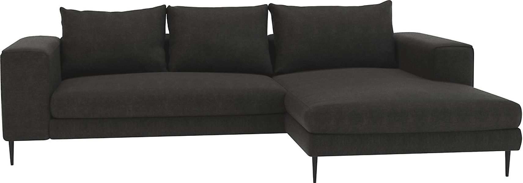 Home affaire Ecksofa "Aurora, L-Form, mit extra breiter Recamiere, 324 x 17 günstig online kaufen