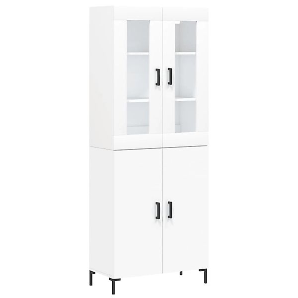 vidaXL Highboard Weiß 69,5x34x180 cm Holzwerkstoff 3198209 günstig online kaufen