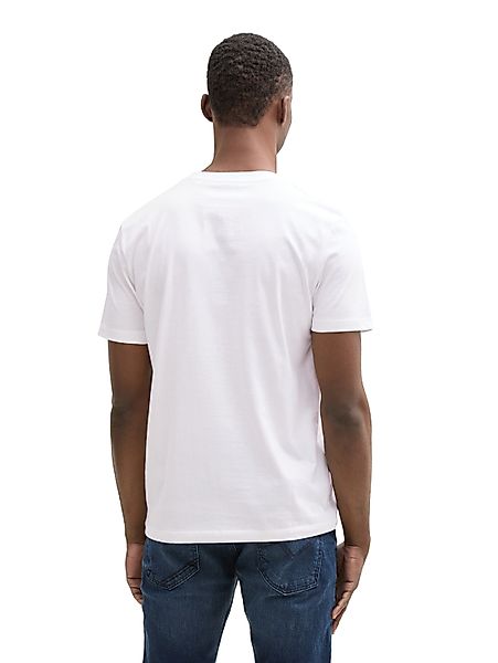 TOM TAILOR Denim T-Shirt mit verschiedenen günstig online kaufen