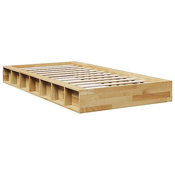 vidaXL Bett Massivholzbett ohne Matratze 100x200 cm Eichenholz günstig online kaufen