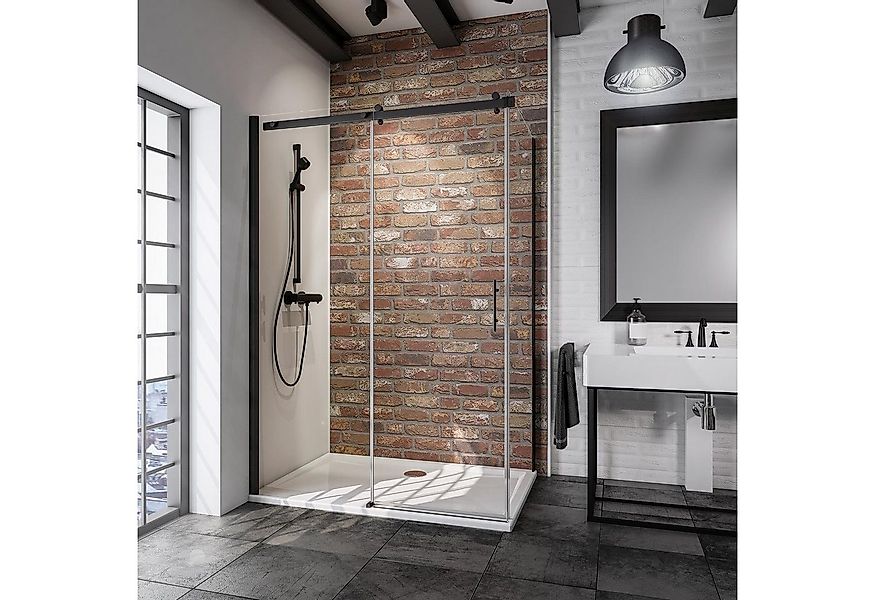 Schulte Eckdusche Alexa Style 2.0, Höhe: 200 cm, BxT: 120x80 cm, 6 mm Siche günstig online kaufen