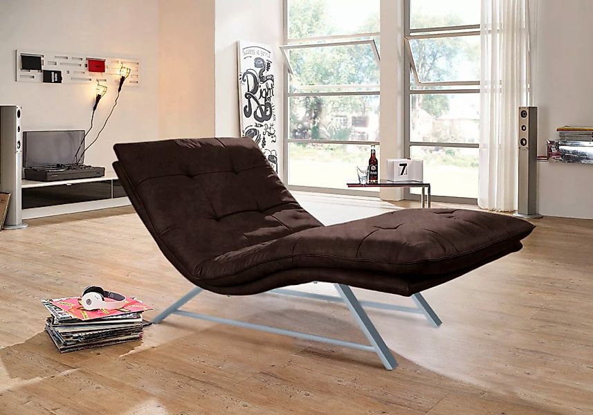 W.SCHILLIG Relaxliege »daily dreams«, in Waffelkissen-Optik, wahlweise mit günstig online kaufen