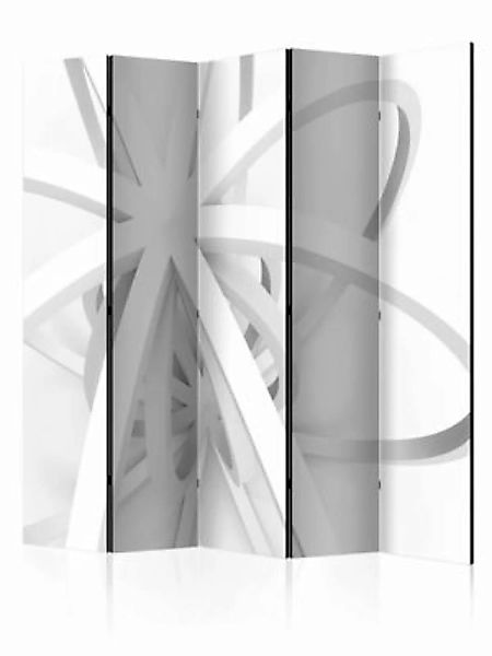 artgeist Paravent Room divider – Openwork form II schwarz/weiß Gr. 225 x 17 günstig online kaufen